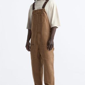 ZARA CARPENTER STYLE OVERALLS.